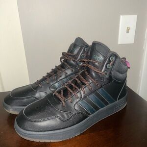 Adidas Men's Black and Gray Sneakers
